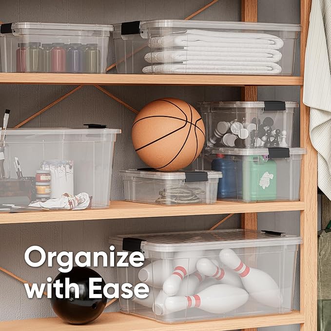 Superio Clear Storage Boxes