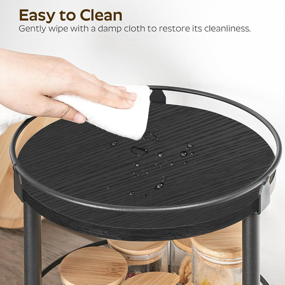 YATINEY Spice Rack, Set of 2 Lazy Susan Organizer, 3 Tier Turntable Organizer...