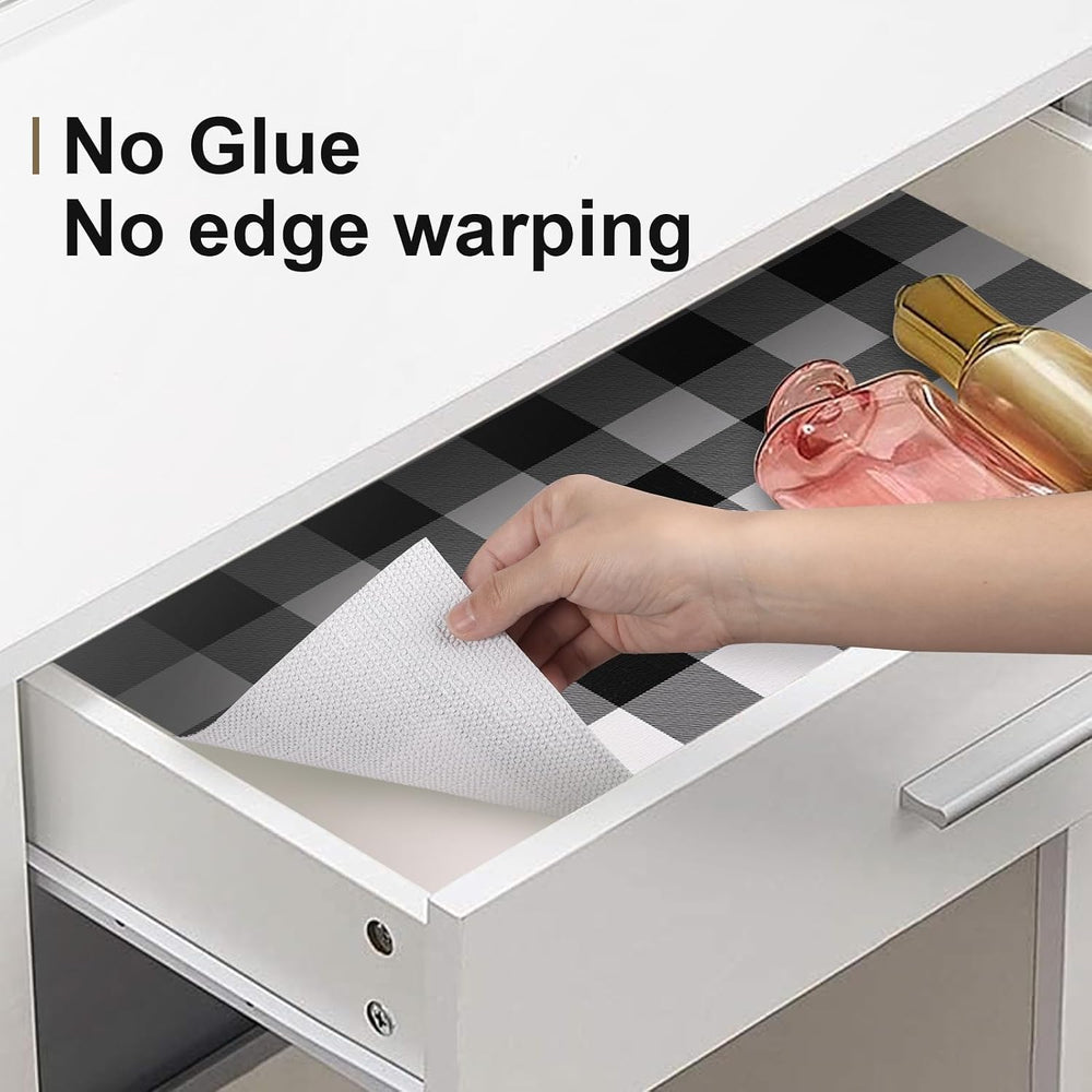 Shelf Drawer Liners for Kitchen Cabinet Non-Adhesive 17.5In x 20FT