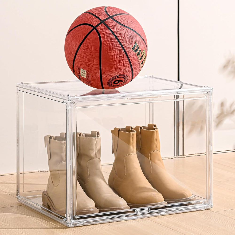 4 Pack XXX-Large Clear Display Case 17.7" x 13" x 13" Extra La...
