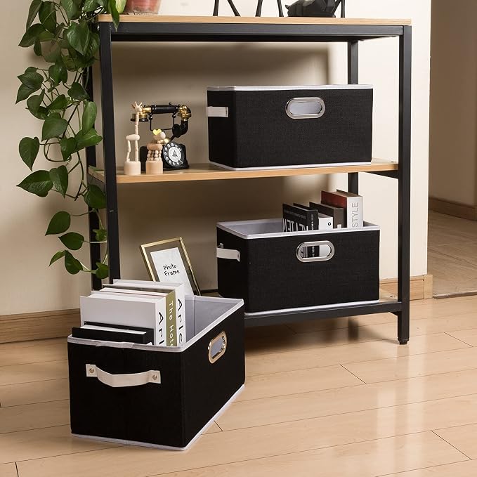 PRANDOM Large Collapsible Storage Bins