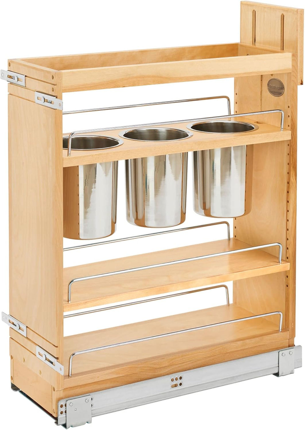 Rev-A-Shelf Pullout Organizer w/Soft-Close, Min Cabinet Opening 8.5" W