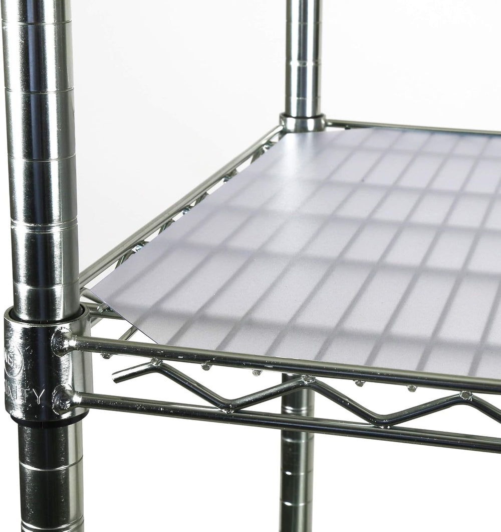 PVC Shelf Liners for Wire Shelving, 4 Pack, Clear Shelf Liners, for Shelf Siz...