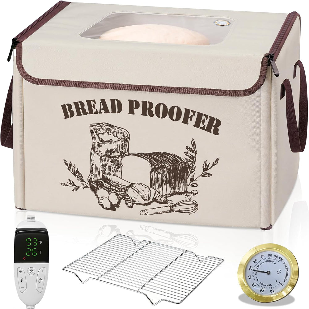 Large Folding Bread Proofing Box, Dough Proofer With 50-113℉Temp Control &...