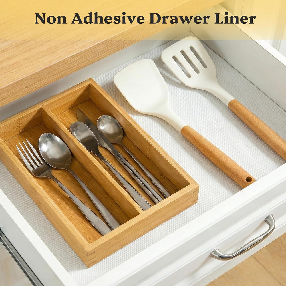 Drawer and Shelf Liner, Non Adhesive Cabinet Liner, Waterproof Washable Mats ...