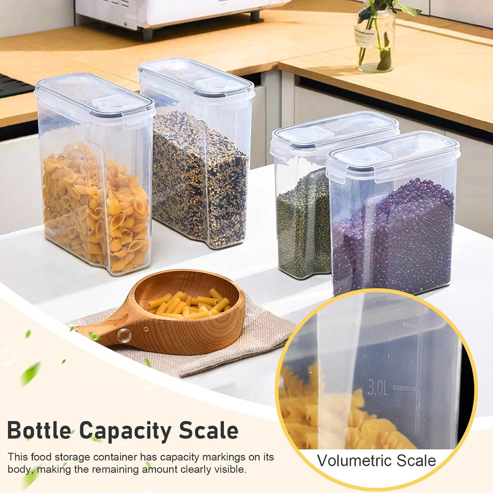11 Pack Cereal Containers Storage Set (4L, 2.5L), BPA Free, Leak Proof