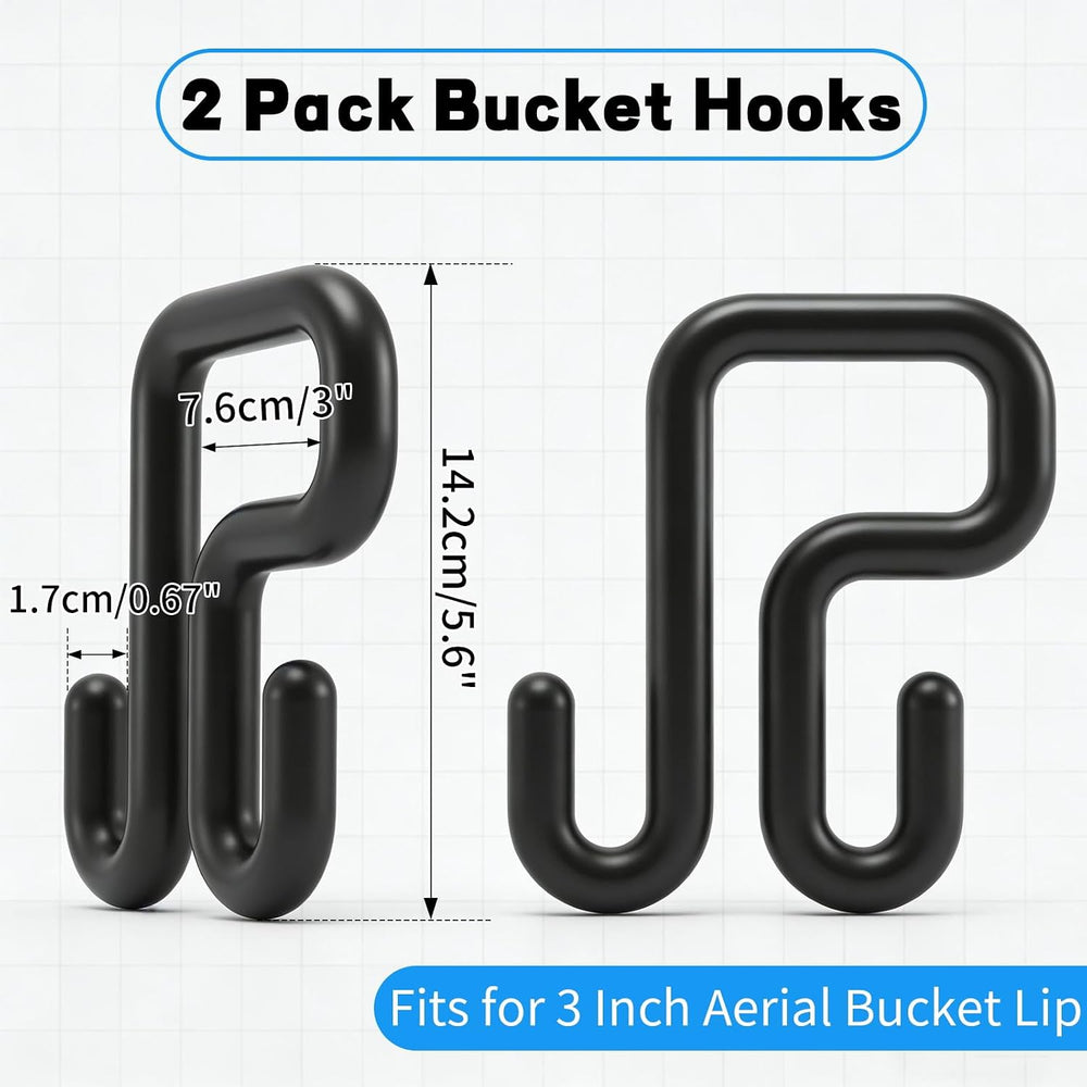 Canvas Bucket Bag, Aerial Oval Tool Bucket With Hooks & 15 Pockets, Oval ...