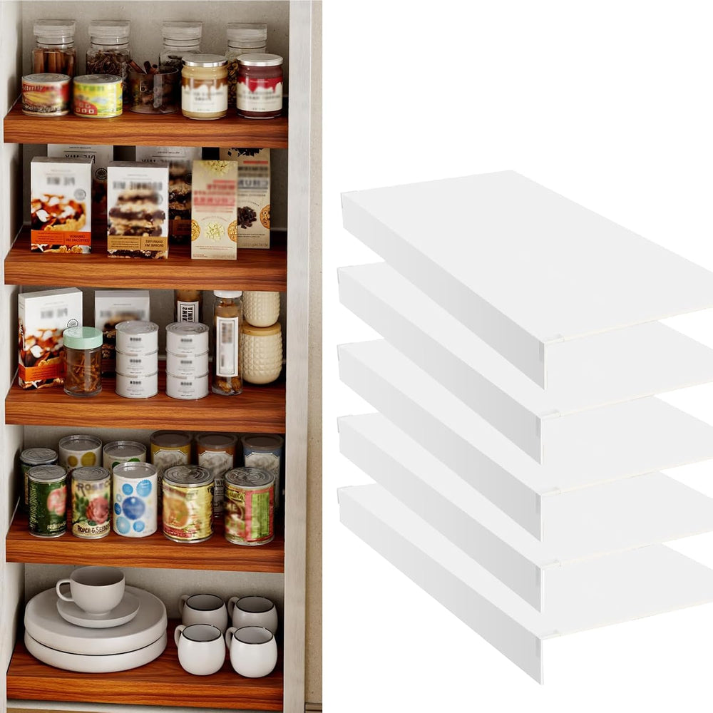 5 PCS Wire Shelf Covers for Pantry, Waterproof PVC Moisture-Resistant & R...