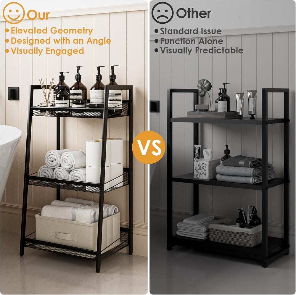 Masupu 3 Tier Bathroom Shelf, Bathroom Organizer and Storage for Small Space,...