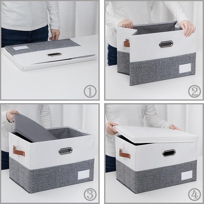 PRANDOM Foldable Storage Bins