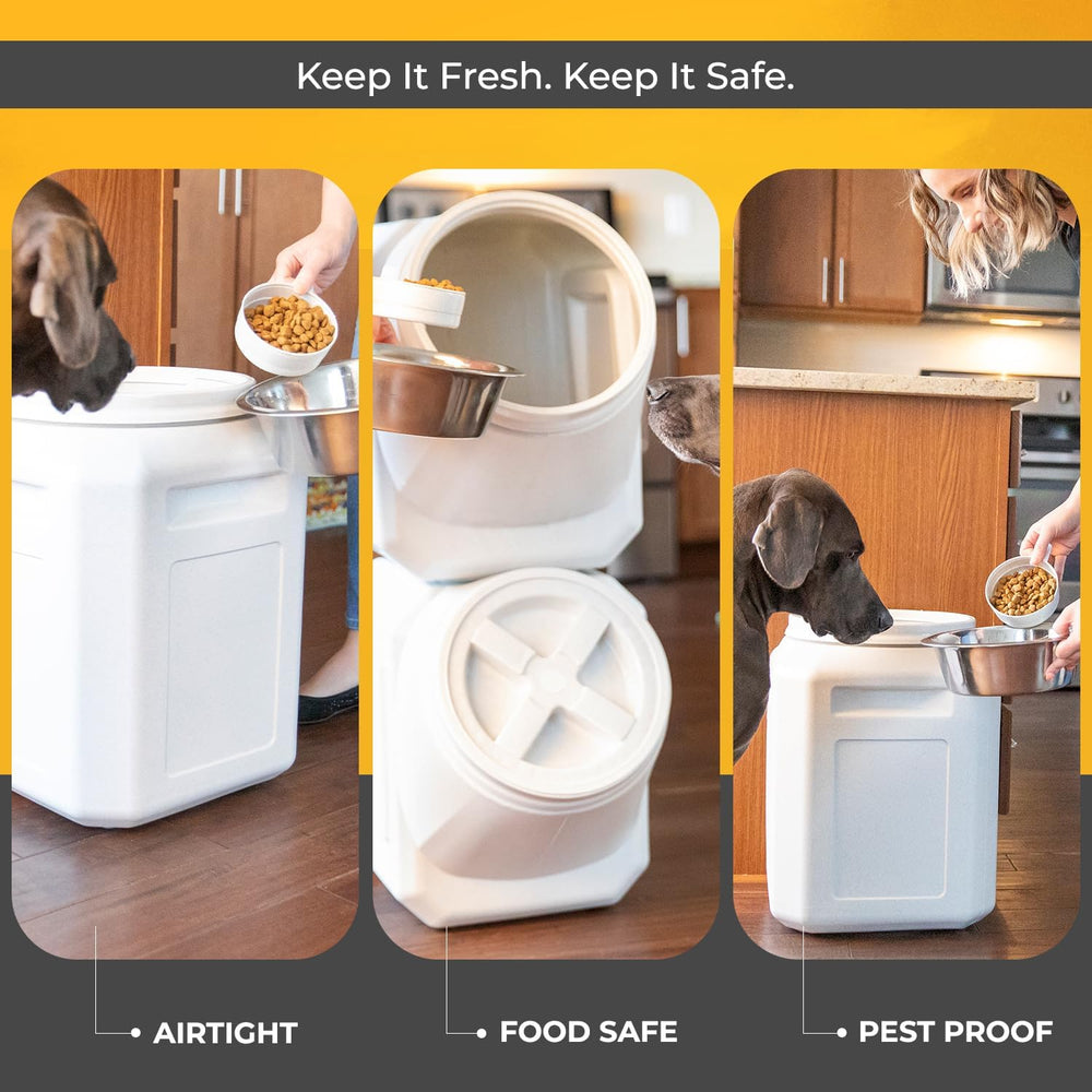 Vittles Vault Airtight Stackable Pet Food Storage Container, Up to 40lbs