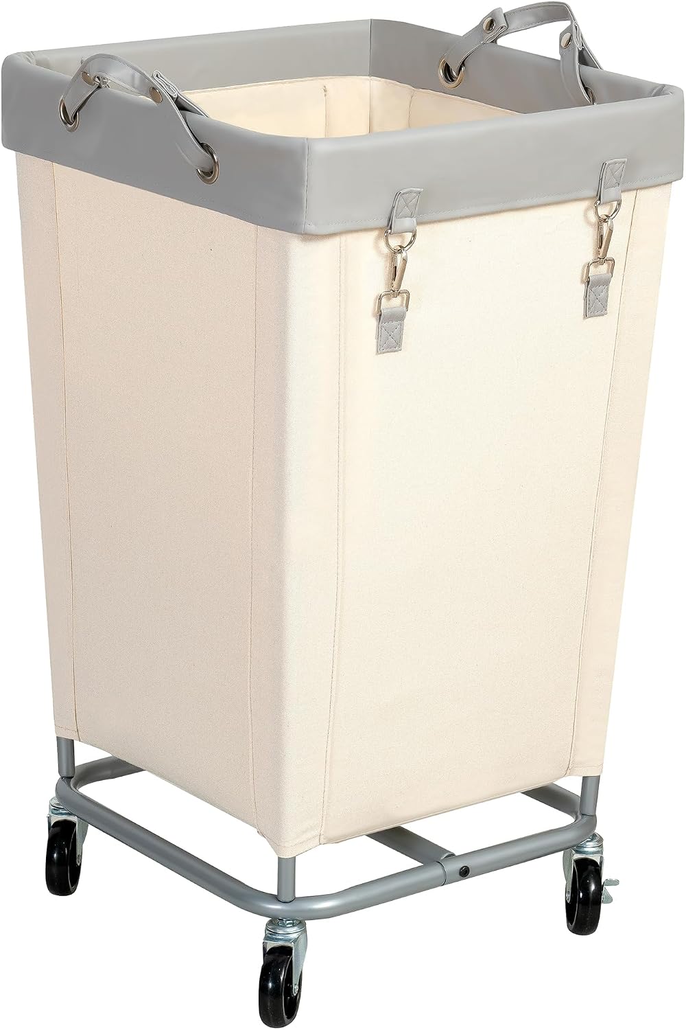 STO STO Laundry Hamper with Wheels, 160L Rolling Laundry Sorter Cart with Hea...