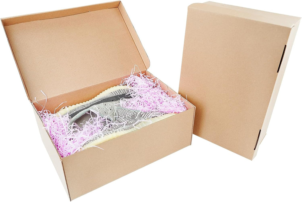 STRBOXONG Cardboard Shoe Boxes with Lid, 12.6x8.66x4.7, Multi-Purpose Storage...