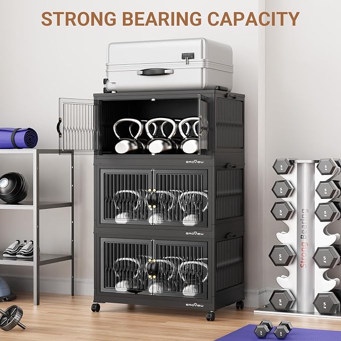 BROVIEW 240Qt Stackable Storage Bins