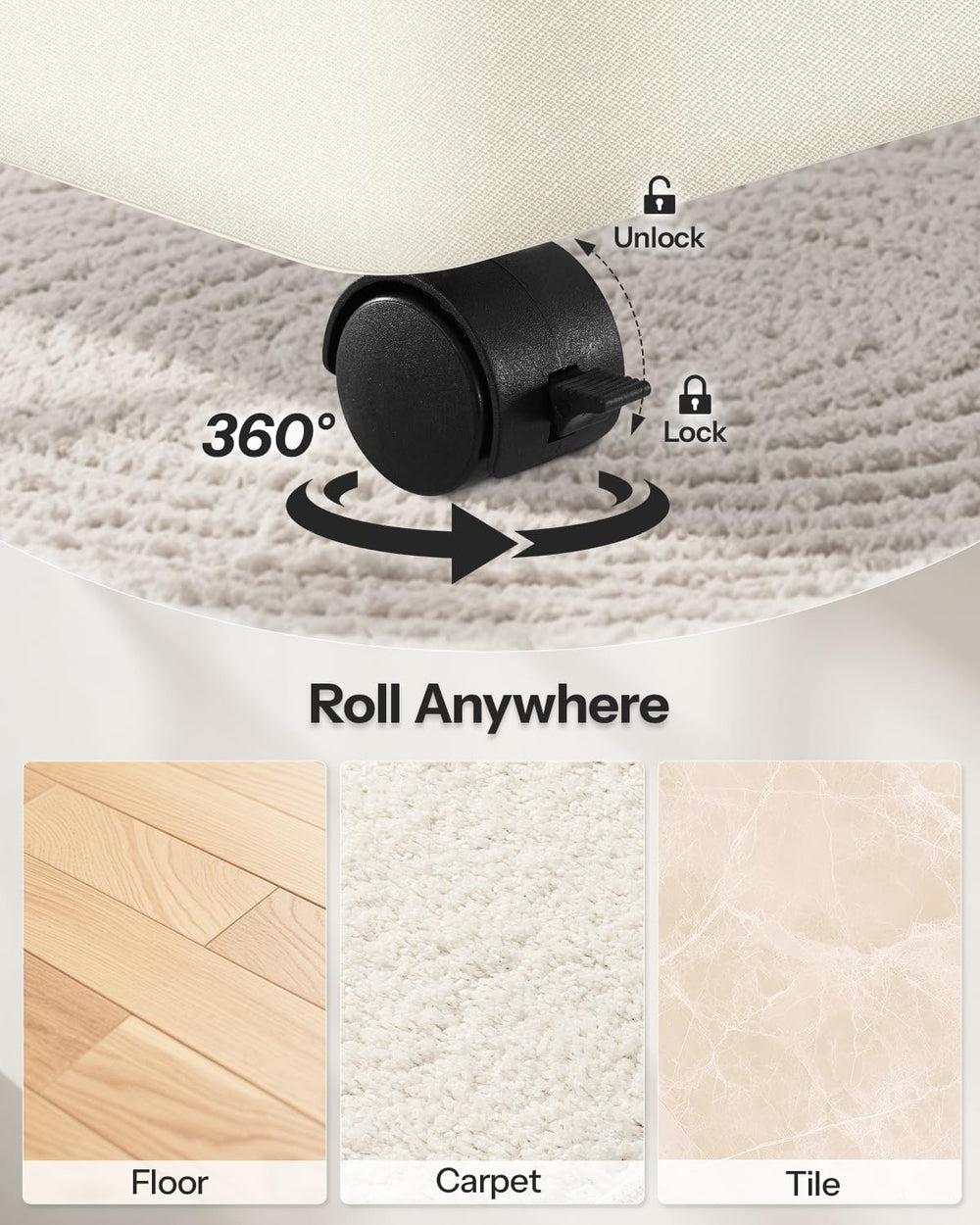 Double Laundry Basket with Wheels and Lid, 150L Clothes Hampers for Laundry