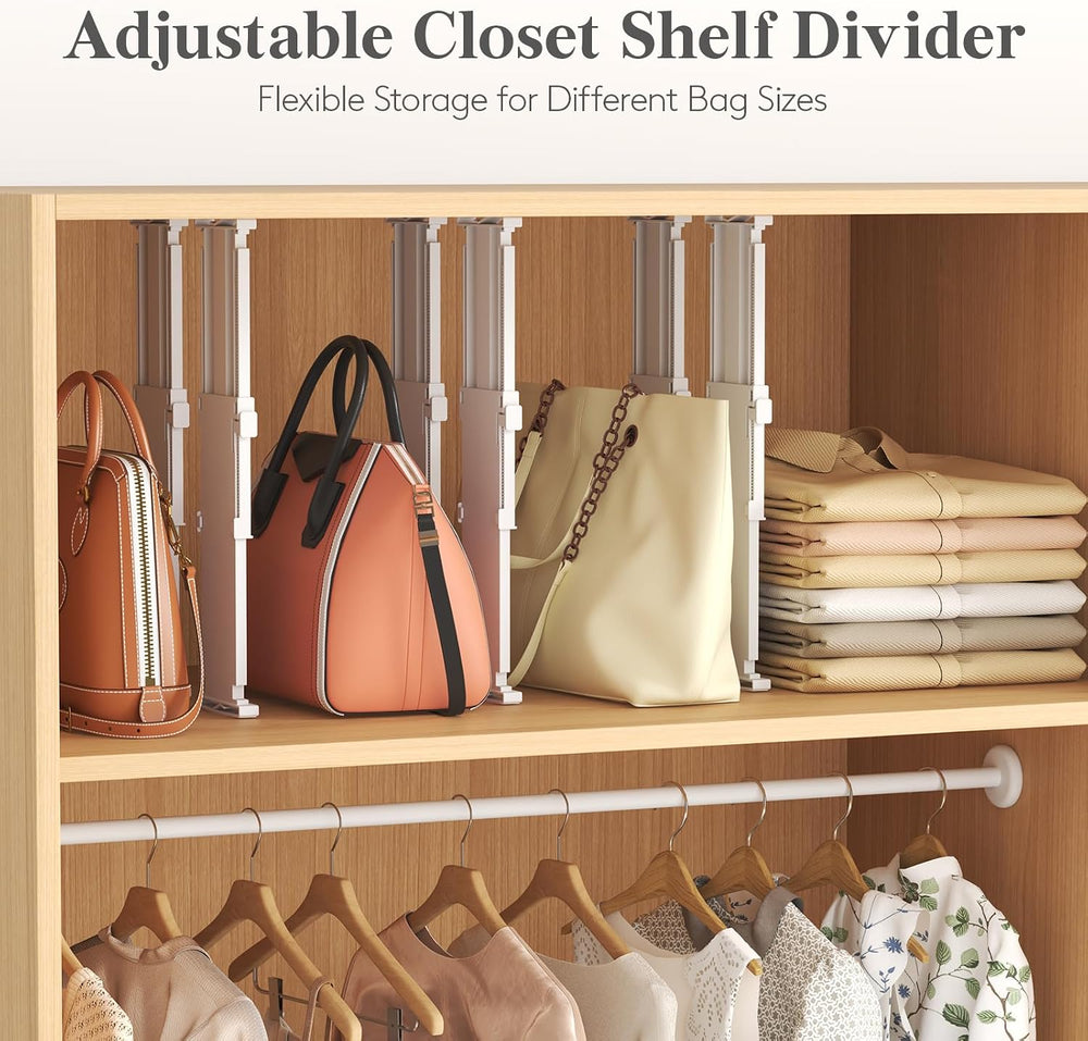 Lifewit 14 Pack 4" High Drawer Divider, Adjustable Drawer Organizer Clothes