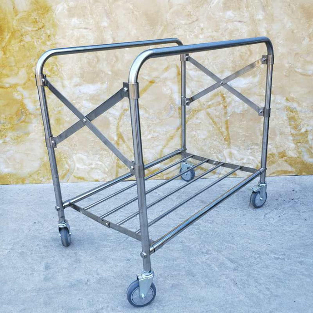 Industrial Laundry Cart with Wheel 12 Bushel (400l) Commercial Collapsible La...