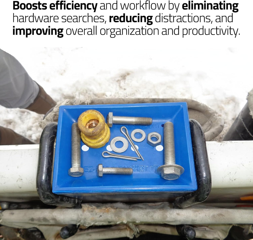 Lineman Bucket Tray for Bucket Truck – Blue Aerial Bucket Lip Tray with Paten...