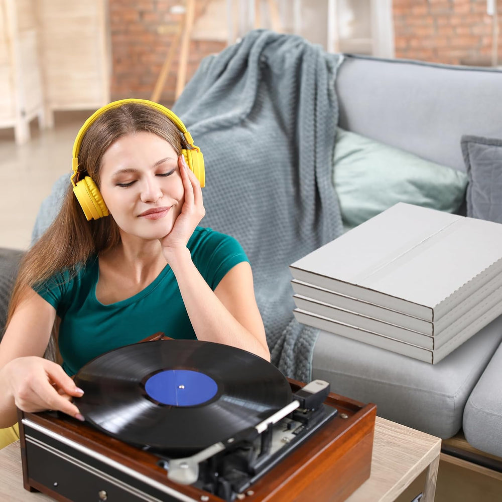 The Boxery 100 Pack - 45RPM Strong Record Mailer Boxes | 7.5" x 7.5"...