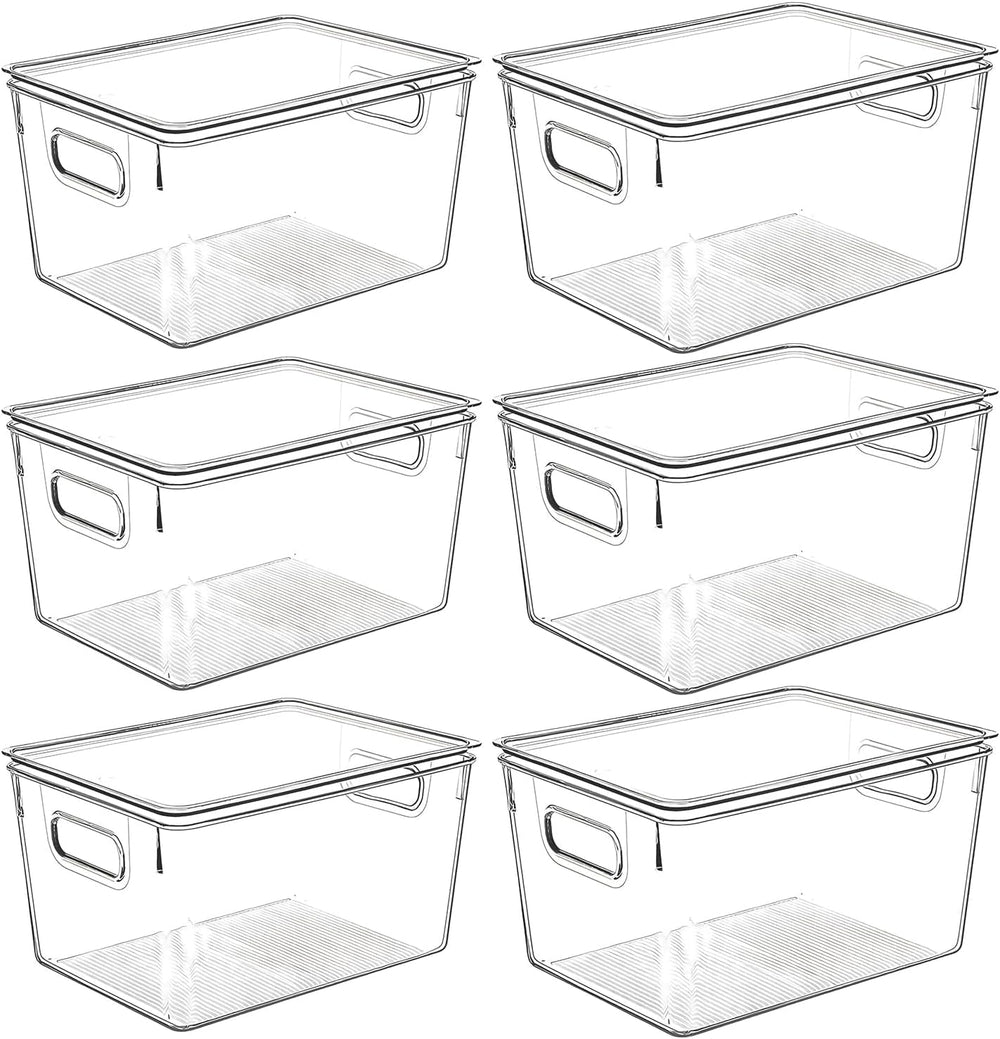 Clear Plastic Storage Bins