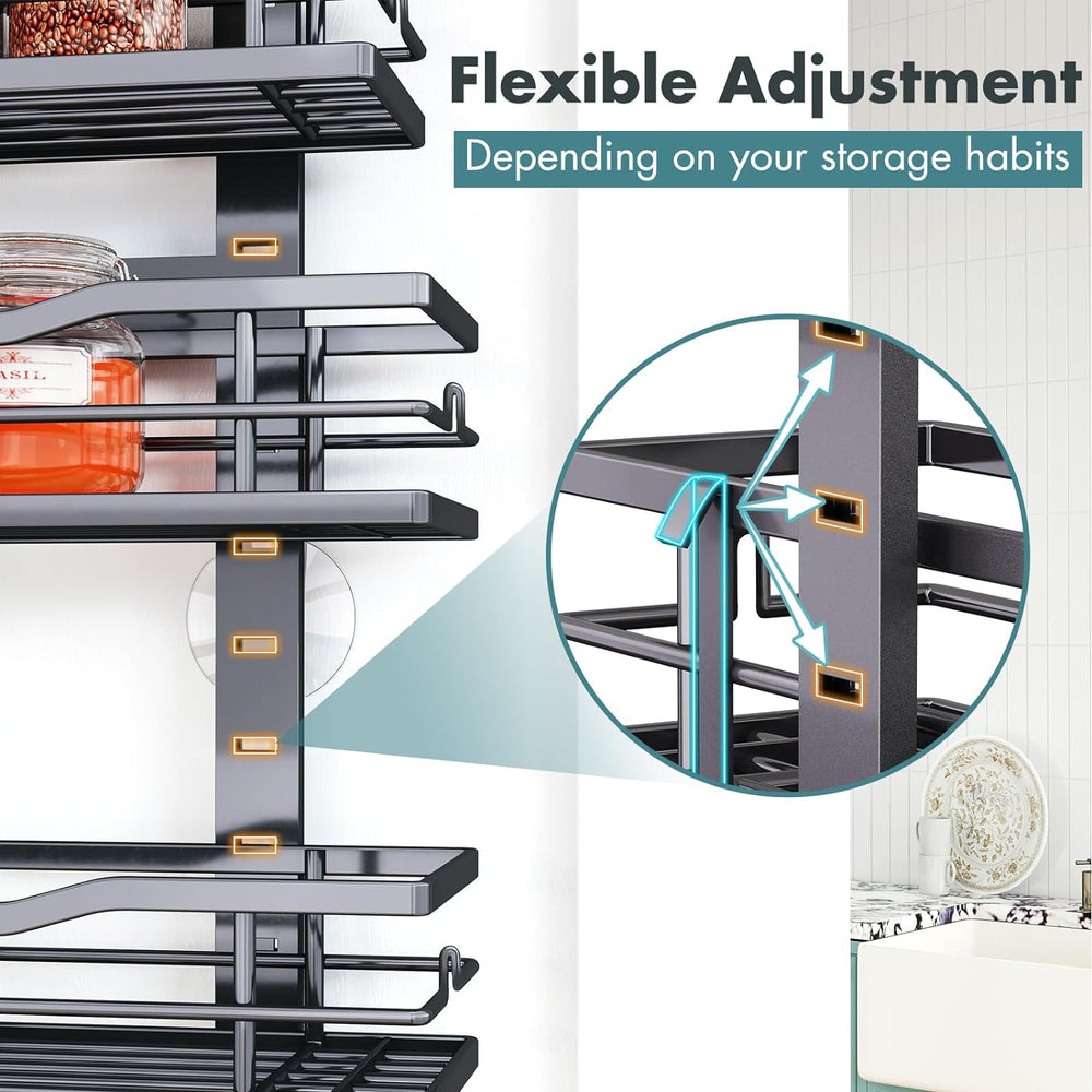 Eastherry Over The Door Pantry Organizer,9-Tier Over The Door Organizer with ...