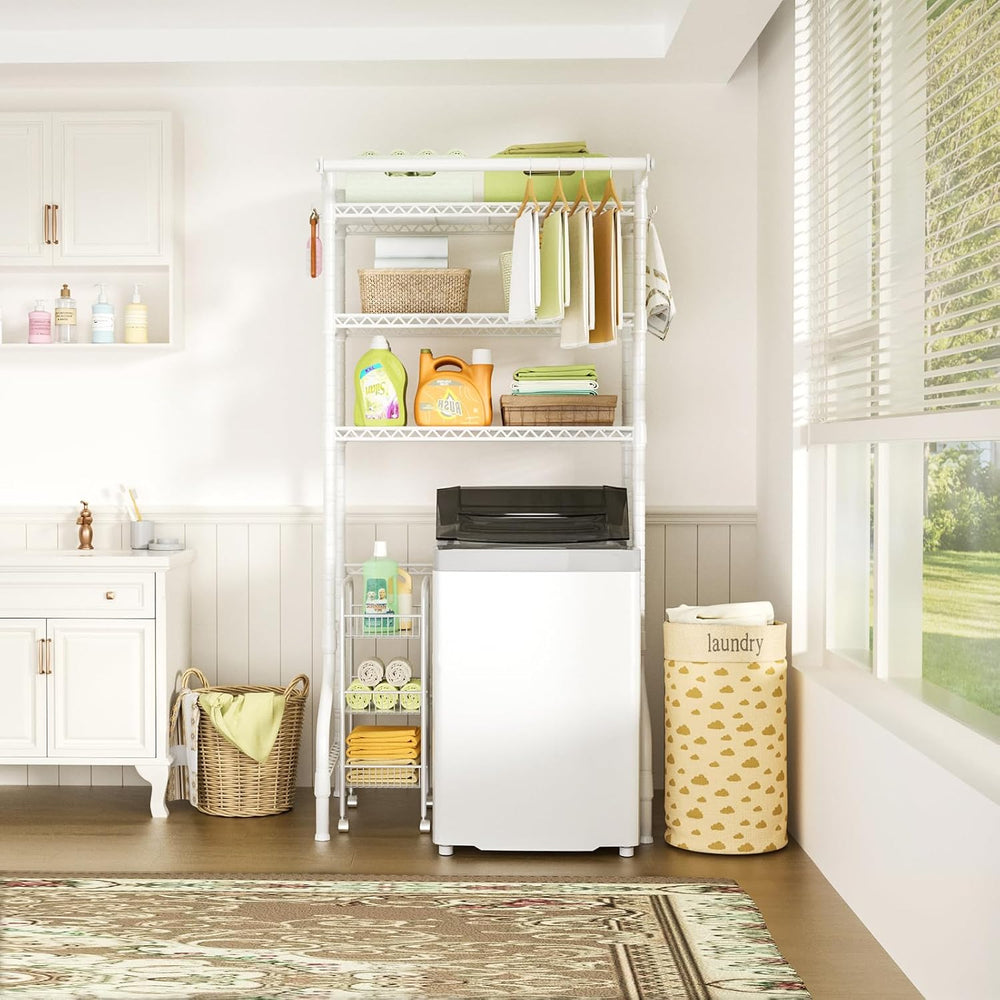 Ulif U11 Over Washer and Dryer Shelves, 3 Tiers Laundry Room Storage and Orga...