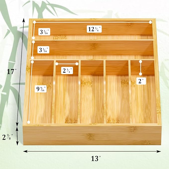 Flatware Organizer Silverware Drawer Organizer