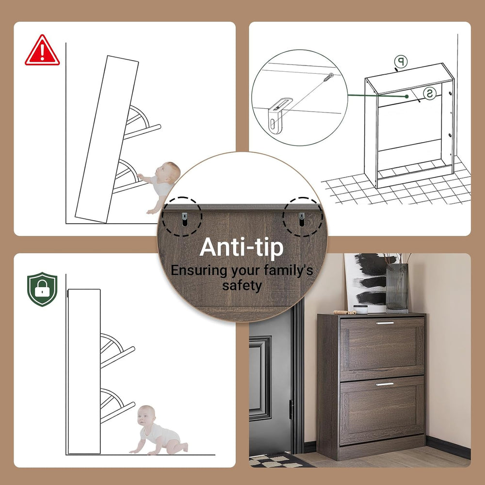 Haotian Shoe Cabinet Storage for Entryway