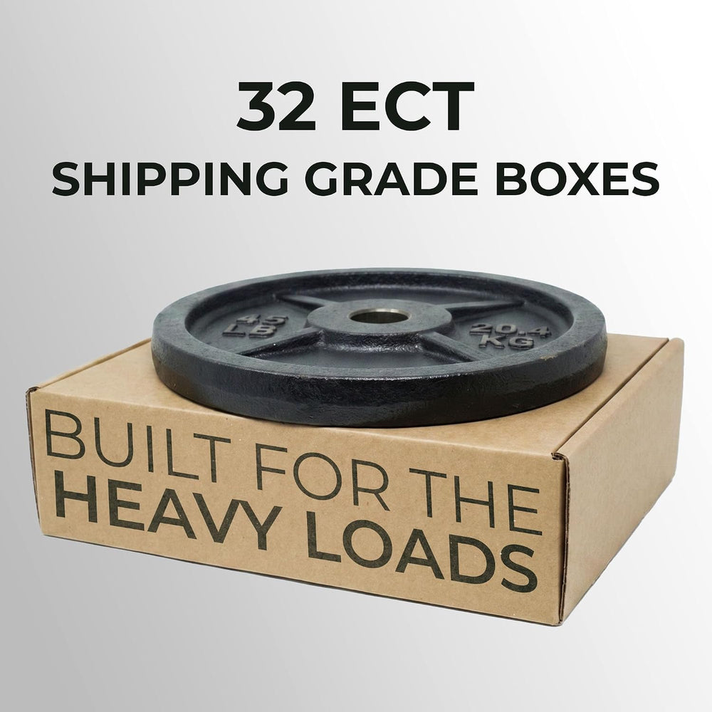 Commercial 32 ECT Shipping Mailer Boxes, 12"x9"x2", 25 Pack
