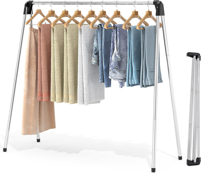KINGRACK Folding Washing Rack, Stand Dryer Made of Stainless Steel