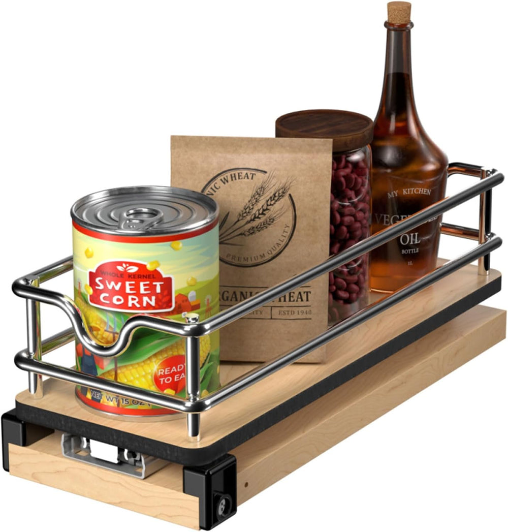 Rev-A-Shelf Narrow 5"W Pullout Single Organizer for Cabinets