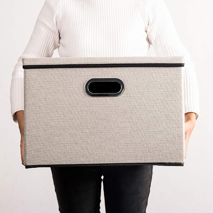 PRANDOM Large Foldable Storage Bins