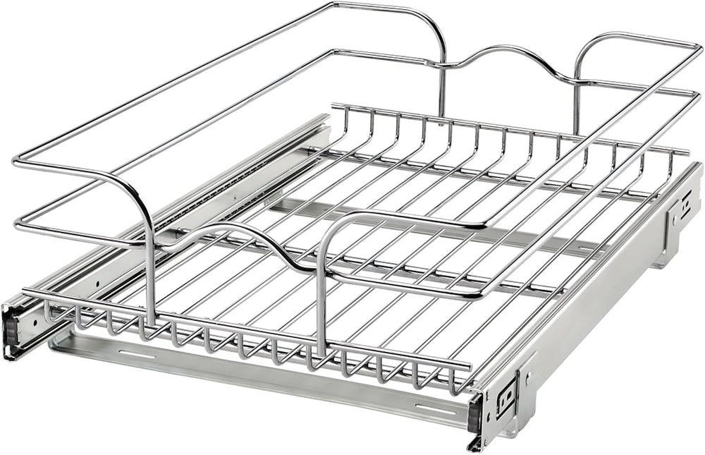 Rev-A-Shelf Pullout Drawer Organizer for Kitchen Cabinets, 15" x 22"
