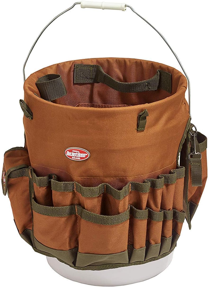 Bucket Boss The Bucketeer Bucket Tool Organizer in Brown, 10030 (Pack of 4)