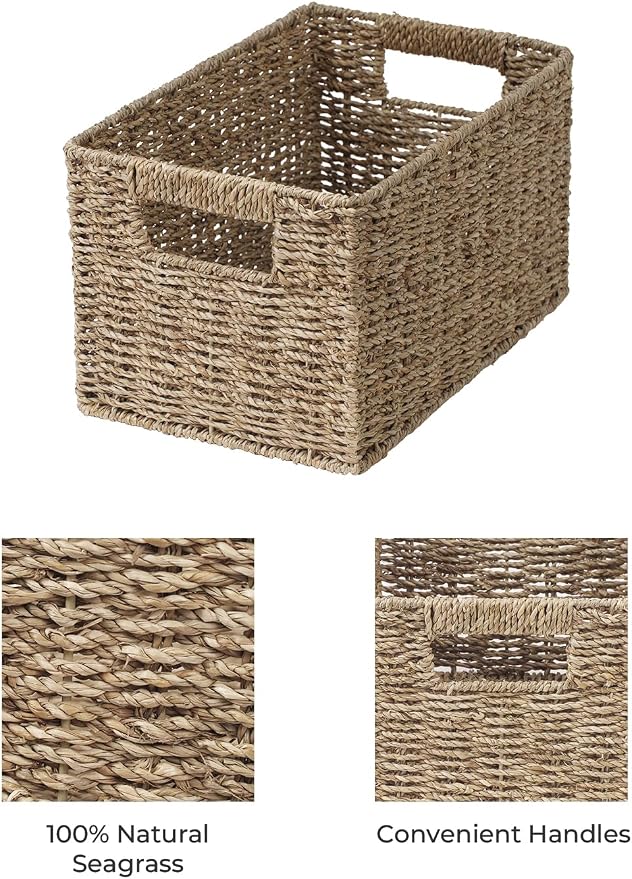 StorageWorks Wicker Storage Basket