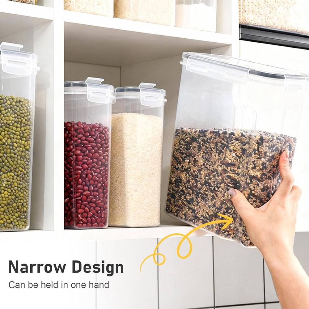 11 Pack Cereal Containers Storage Set (4L, 2.5L), BPA Free, Leak Proof
