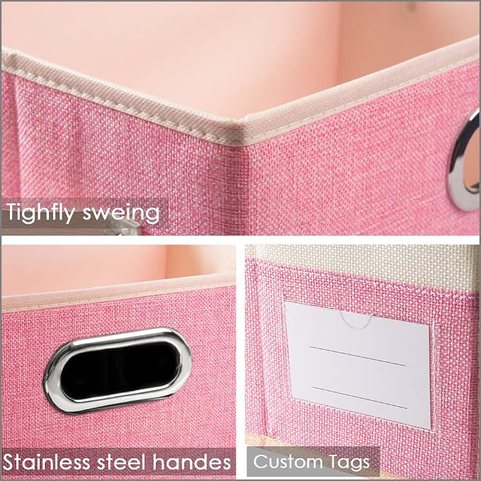 PRANDOM Large Collapsible Storage Bins