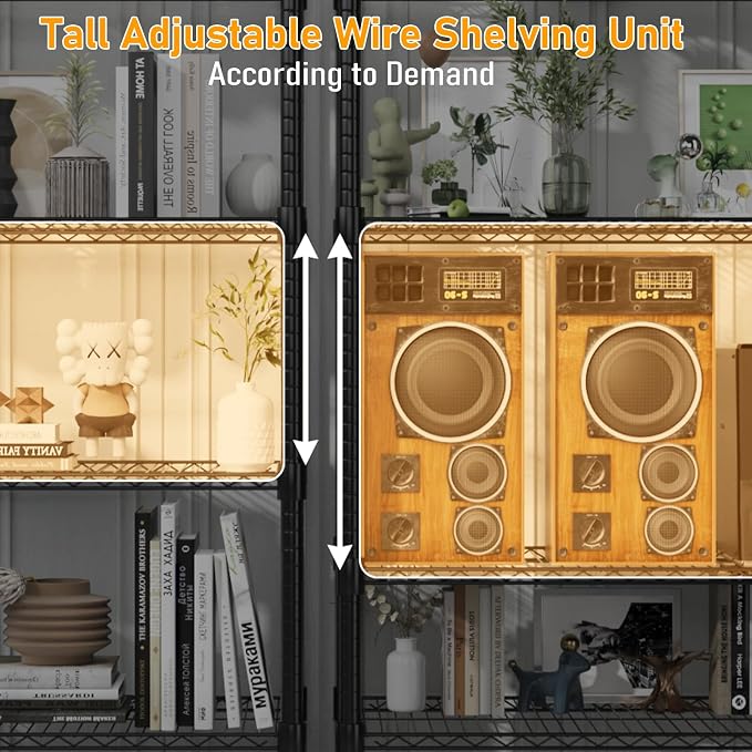 Himimi 5 Tier Wire Shelving