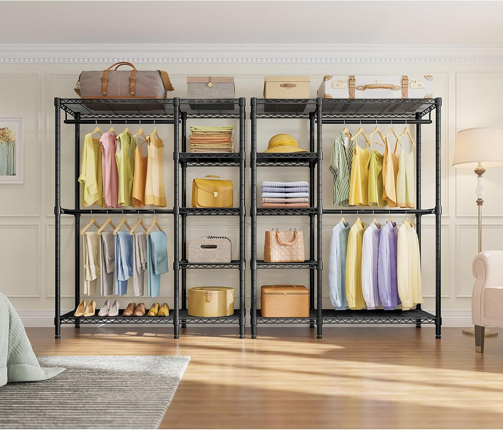 VIPEK V7 Clothes Rack with Shelves Heavy duty Closet for Hanging Clothes