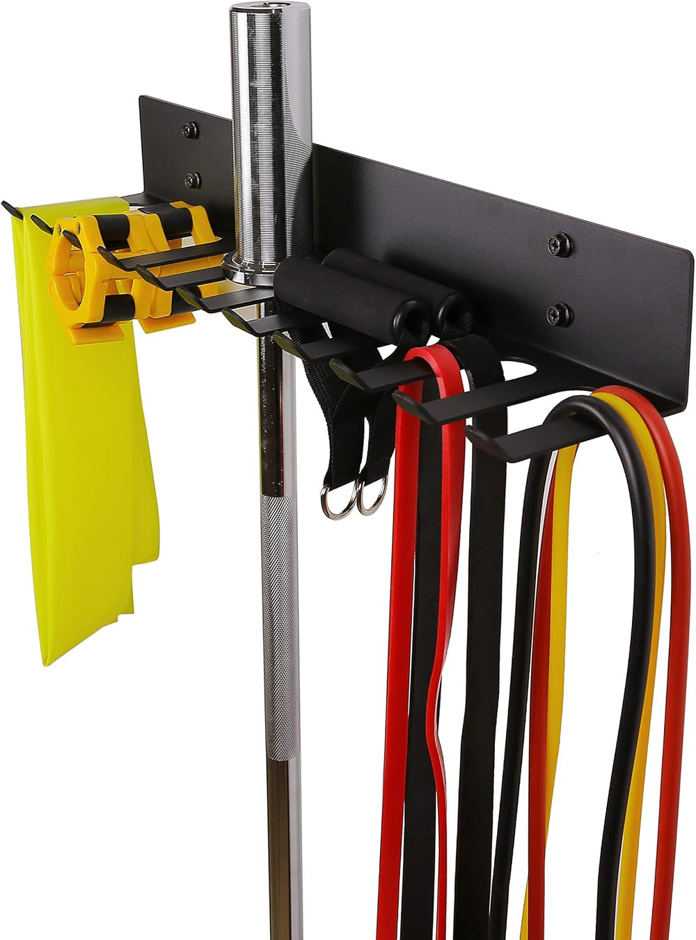 Multi-Purpose Storage Rack Resistance Bands Hook Gym Storage Rack Fitness Ban...