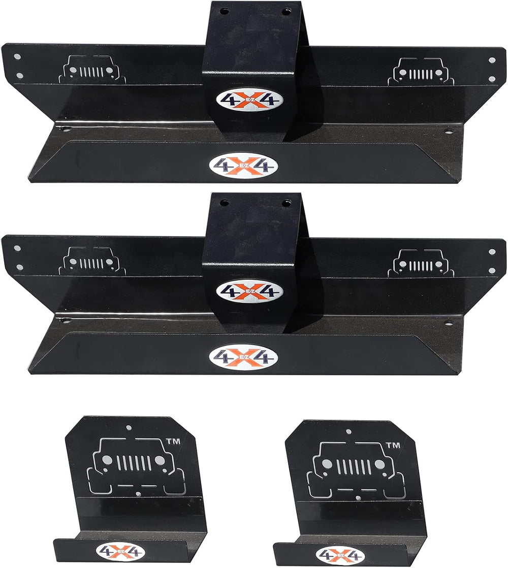 Garage Wall Freedom Panel & Wrangler Door Storage Hangers Combo Kit, Heav...