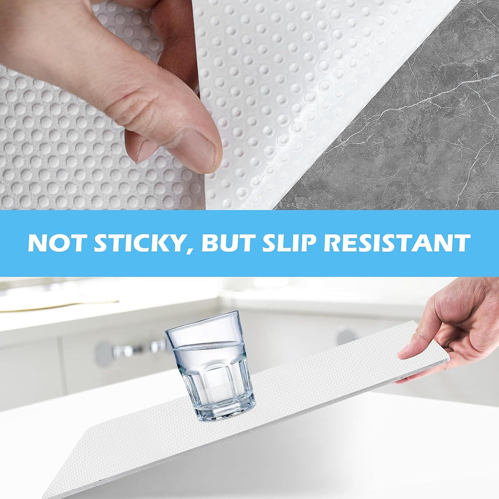 Drawer Liners, Waterproof Shelf Liner, Anti-Slip Non-Adhesive BPA Free Kitche...