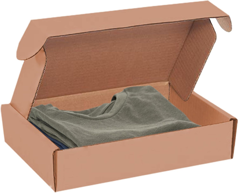 The Boxery 15 1/4 x 11 1/8 x 4 Inch-50-Pack, Kraft/Brown Corrugated Shipping ...