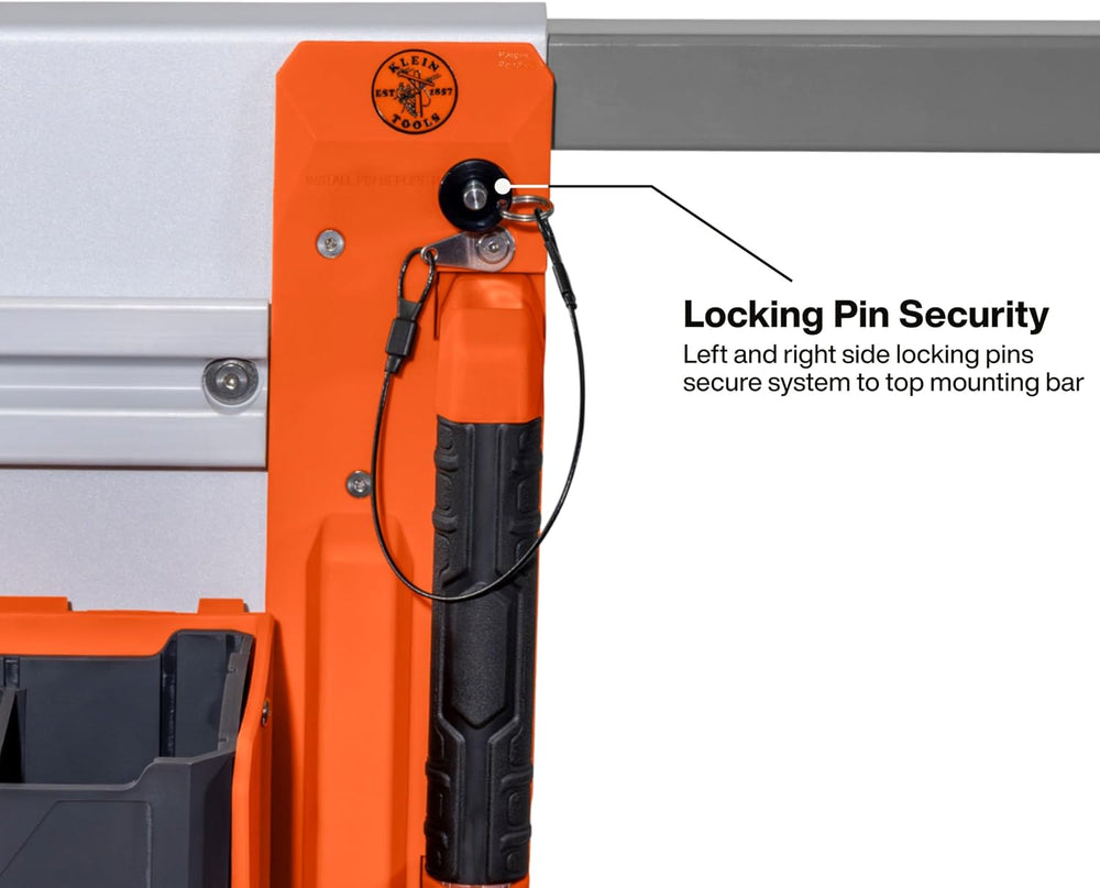 KLEIN TOOLS BC700WA LiftPro 24-Inch Wall Mount System, Heavy-Duty Modular Too...