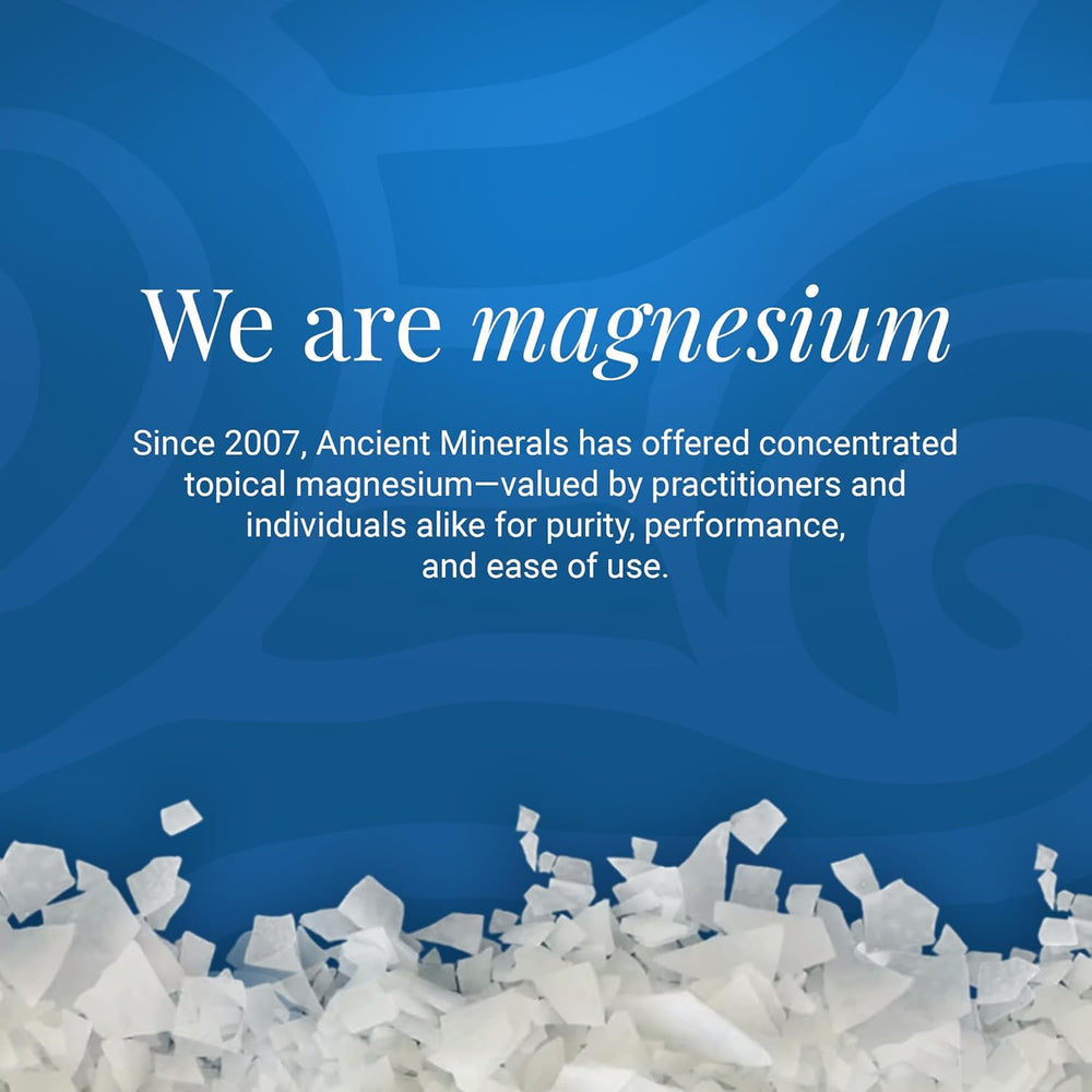 Ancient Minerals Magnesium Bath Flakes, Epsom Salt Alternative, 8lb