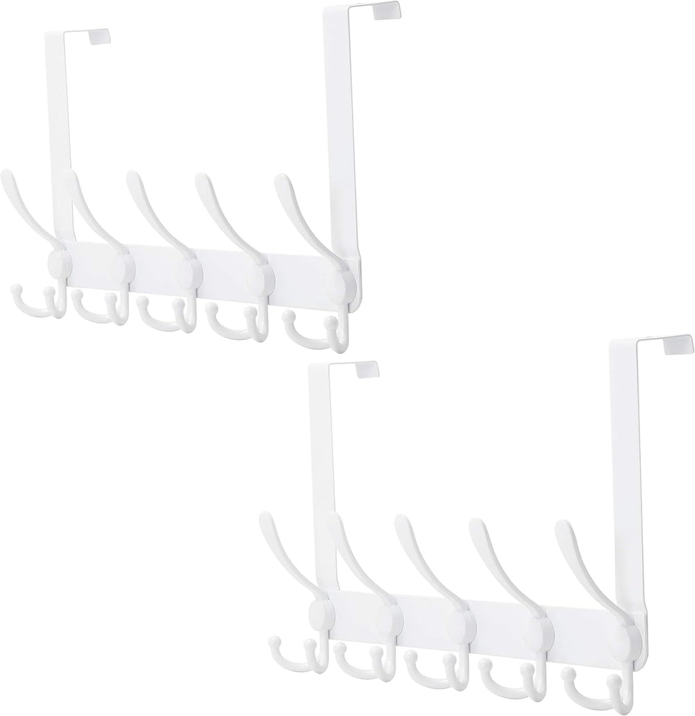 Dseap Over The Door Hook Hanger - Fits 1 3/8" to 1 3/4" Standard Do...