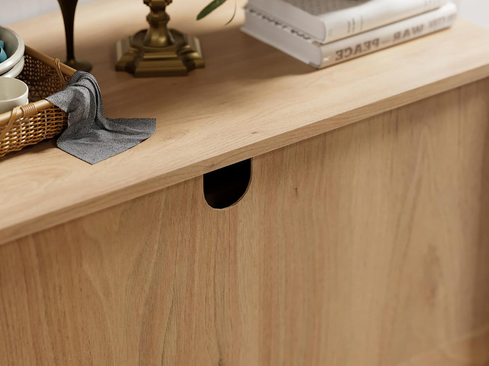 FENSULN Modern Drawer Dresser for Bedroom with 6 Drawers, 2 in 1 Chest of Dra...