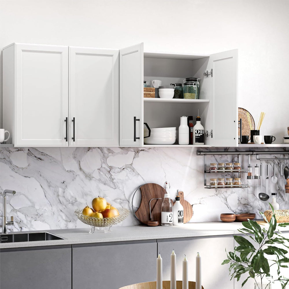 FIMELLO Wall Cabinet, Medicine Cabinet, Wall Amount Cabinet for Bathroom Laun...