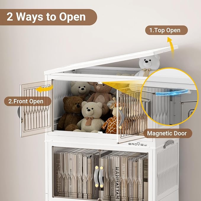 BROVIEW 320Qt Stackable Storage Bins
