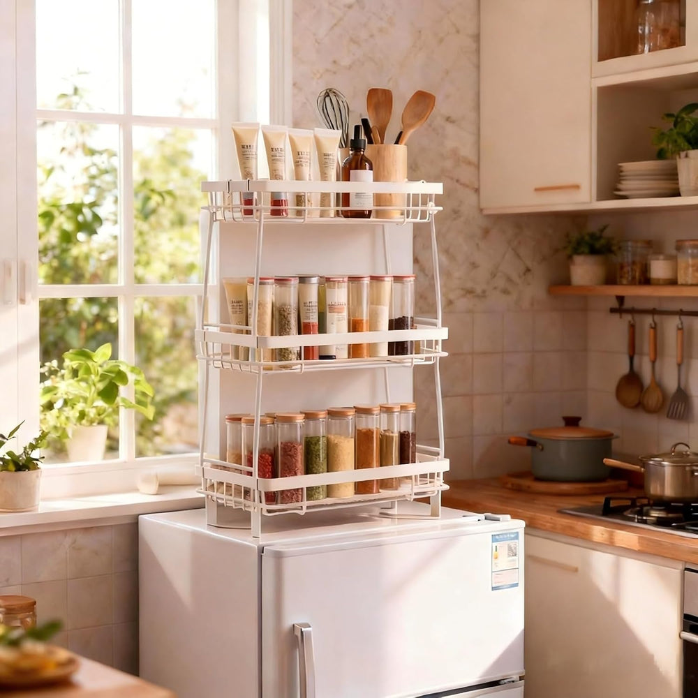 Over The Toilet Storage Rack - Bathroom Organizer Shelf, 3-Tier Floating Shel...